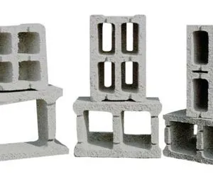 Blocchi in cemento vibrato da 13-20-26-30 con fori e blocchi cassero da 25cm