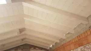 Copertura spazzolata sbiancata
