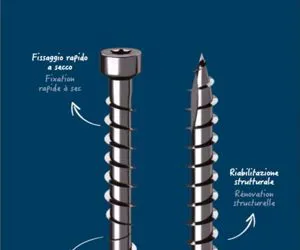 Vite CLC: connettore legno-cemento Ø 8 mm