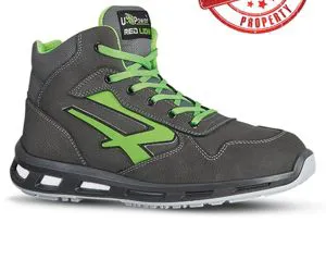Scarpe antinfortunistiche alte, leggere e comode u power della linea Red Lion. Classe di protezione: S3 CI SRC ESD 