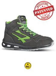 Scarpe antinfortunistiche alte, leggere e comode u power della linea Red Lion. Classe di protezione: S3 CI SRC ESD 
