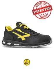 Scarpe antinfortunistiche basse, leggere e comode u power della linea Red Lion. Classe di protezione: S3 CI SRC ESD 