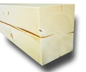 La naturale diminuzione dell'umidità nelle travi in legno comporta a la formazione di fessure.