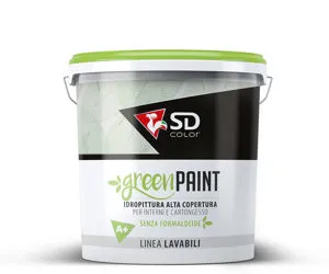 Green Paint: IDROPITTURA ALTA COPERTURA PER INTERNI E CARTONGESSO