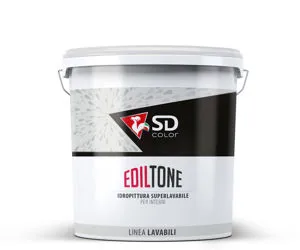 Ediltone IDROPITTURA SUPERLAVABILE PER INTERNI E ESTERNI