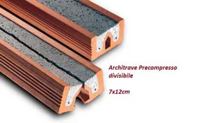 Architravi precompressi 7x12cm diverse lunghezze.