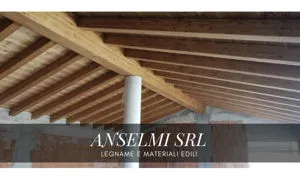 Realizzazione copertura con travi lamellari di abete a Verona