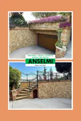 rivestimento muro con sassi colore misto